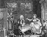 A Harlot's Progress, plate 2 of 6 by William Hogarth